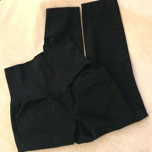 GAP MATERNITY SKINNY ANKLE JEANS SIZE 12 in color TRUE BLACK